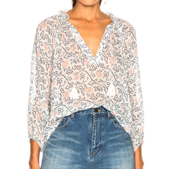 Ulla Johnson Tops - Ulla Johnson silk ruffled blouse